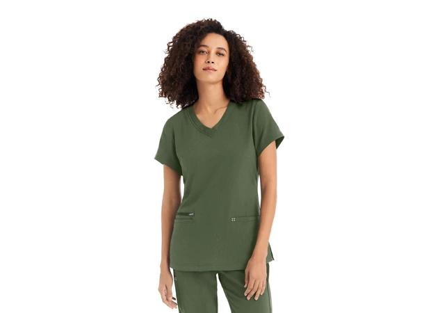 CRFT Dametunika med tre lommer Olive XL 