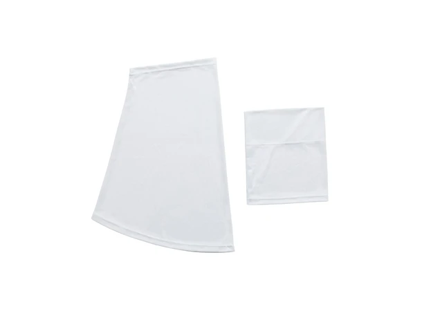 Dame Hijab Operasjonslue Hvit OneSize 