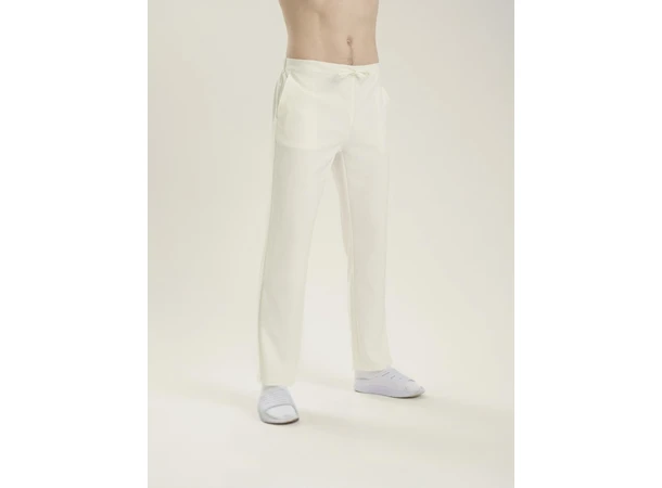 Helseuniform Bukse med rette ben Hvit XS 