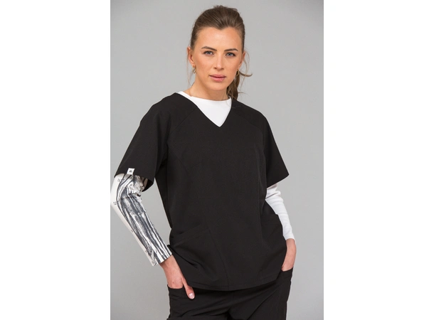 KIM Dametunika med V-hals Black XL 