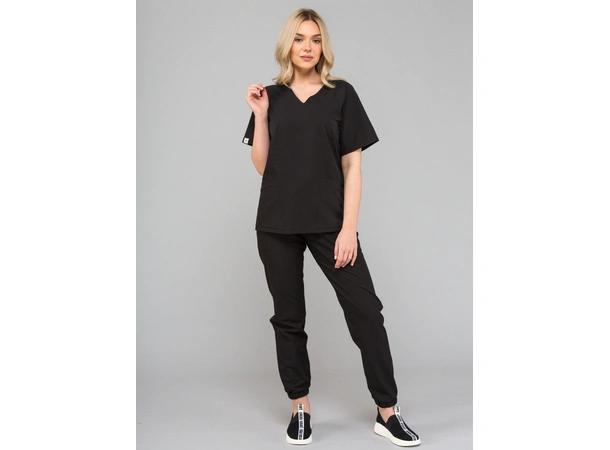 KIM Dametunika med V-hals Black XL 