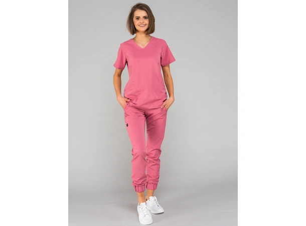 KIM Dametunika med V-hals Flamingo Pink XXL 