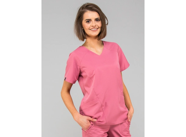 KIM Dametunika med V-hals Flamingo Pink XXL 