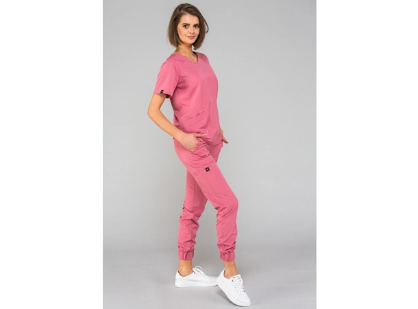 KIM Dametunika med V-hals Flamingo Pink XXL 