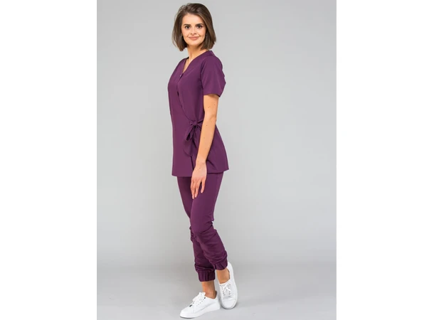 LIV Dametunika med snøring i livet Plum XL 