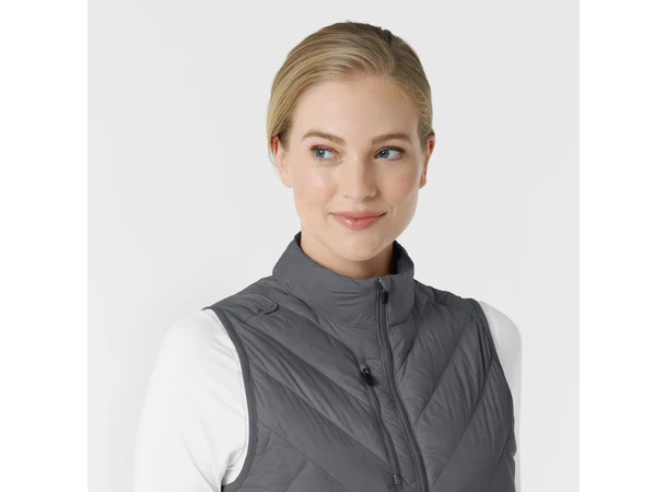 Layers dunvest for dame Pewter L 