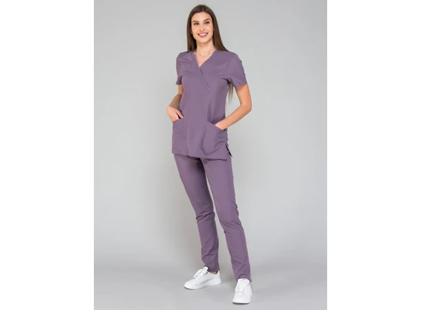 MIA Dametunika med Y-hals Heather XS 