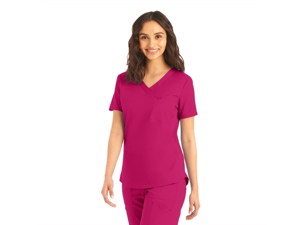 ProFlex Dametunika med brystlomme Bright Rose L 
