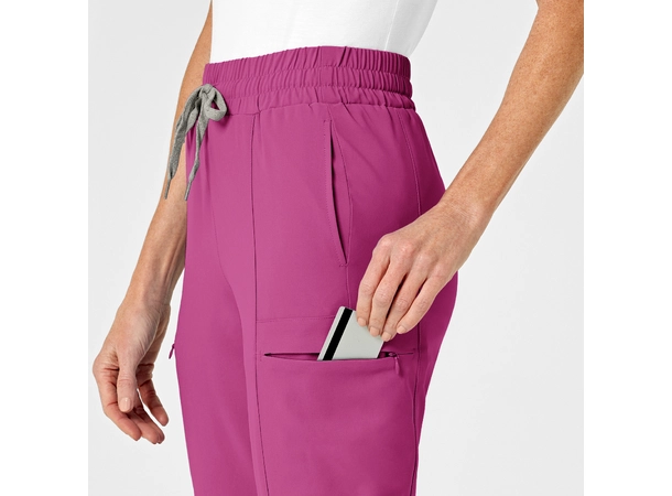 Renew Dambukse med høyt liv og smale ben Raspberry XXL 