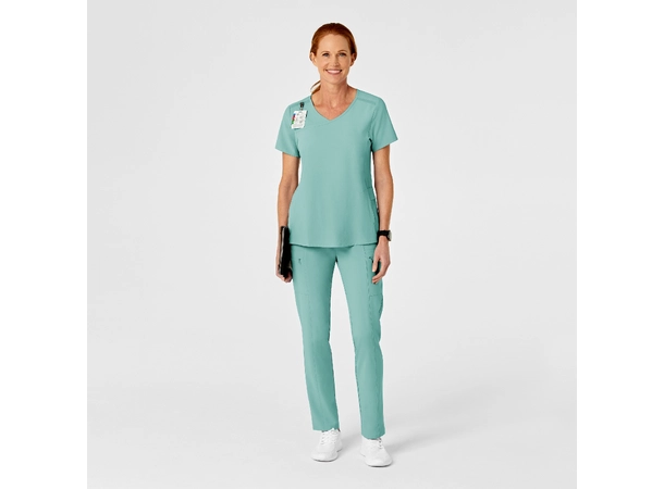 Renew Dambukse med høyt liv og smale ben Turquoise XL 