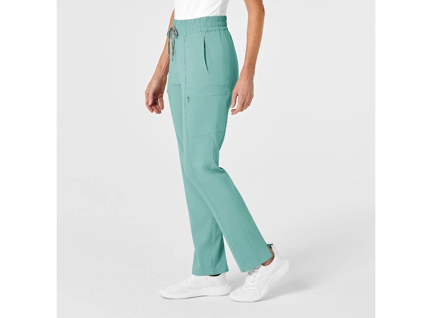 Renew Dambukse med høyt liv og smale ben Turquoise XL 