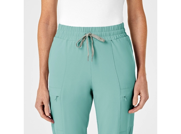 Renew Dambukse med høyt liv og smale ben Turquoise XL 