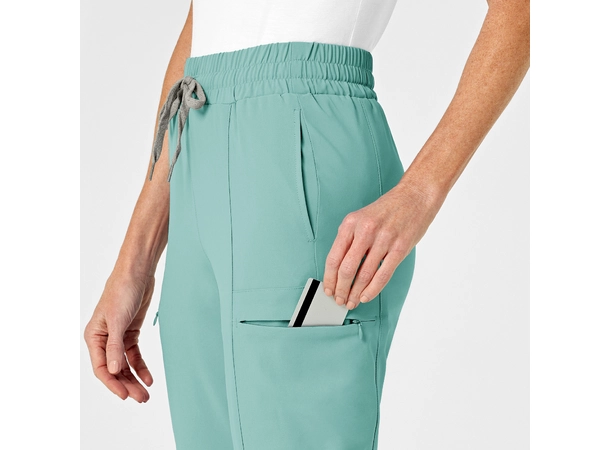 Renew Dambukse med høyt liv og smale ben Turquoise XL 