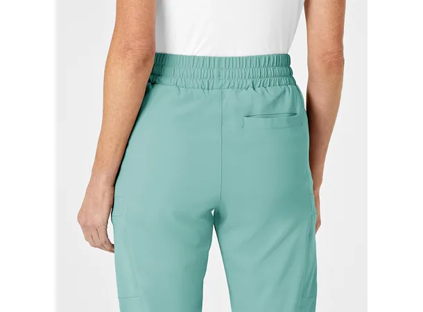 Renew Dambukse med høyt liv og smale ben Turquoise XL 