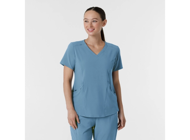 Renew Dametunika med V-hals og sidelomme Pacific Blue 3XL 