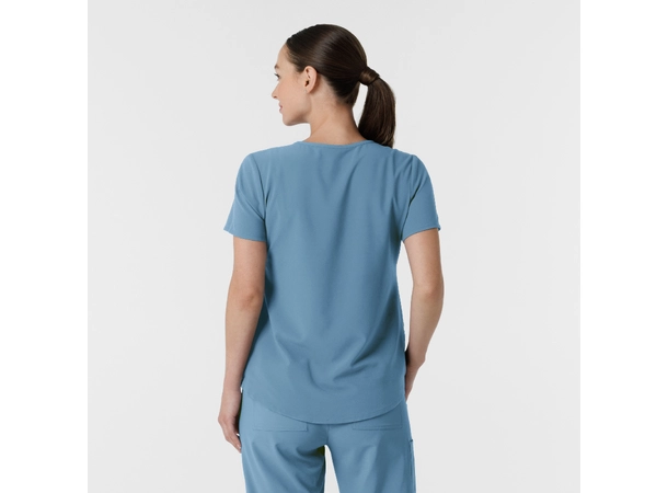 Renew Dametunika med V-hals og sidelomme Pacific Blue 3XL 