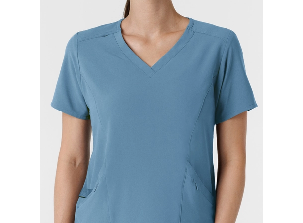 Renew Dametunika med V-hals og sidelomme Pacific Blue 3XL 
