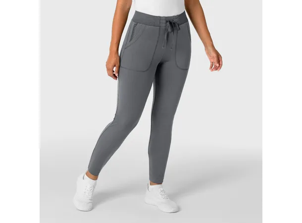 Renew Knit Damebukse med snøring i livet Pewter M 