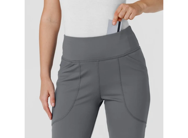 Renew Knit Yogabukse med strikk i livet Pewter S 