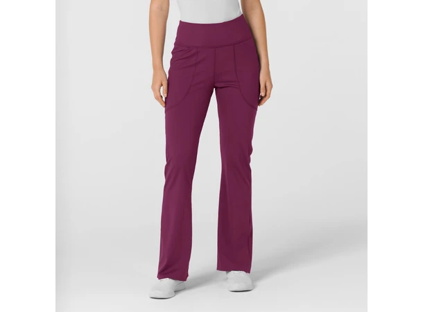 Renew Knit Yogabukse med strikk i livet Wine S 