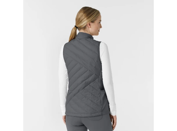 Tynn dunvest for dame Pewter L 