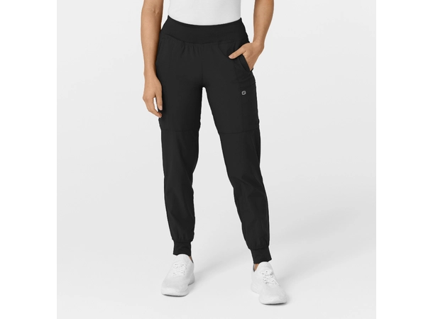 W123 Damebukse med strikk i ben Black XXL 
