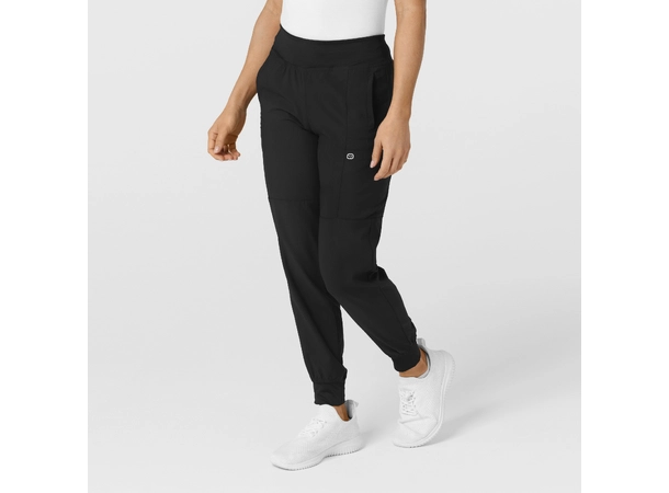 W123 Damebukse med strikk i ben Black XXL 