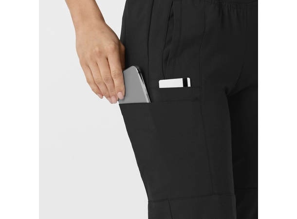 W123 Damebukse med strikk i ben Black XXL 