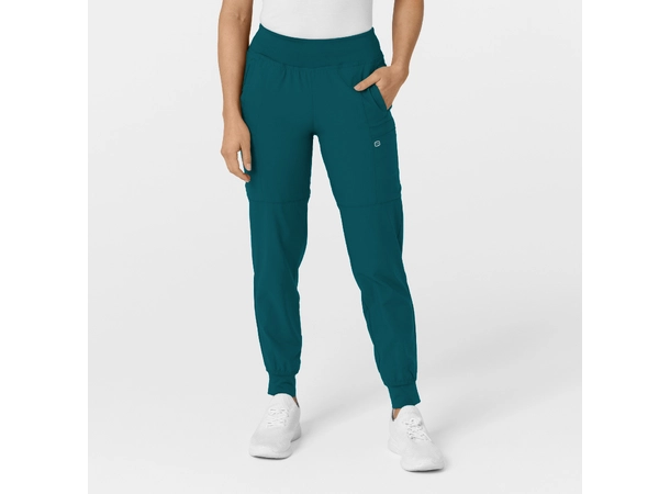 W123 Damebukse med strikk i ben Caribbean Blue XL 