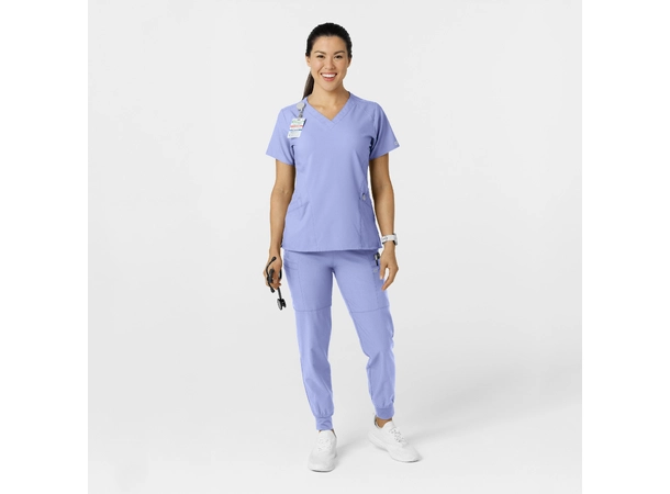 W123 Damebukse med strikk i ben Ceil Blue XL 