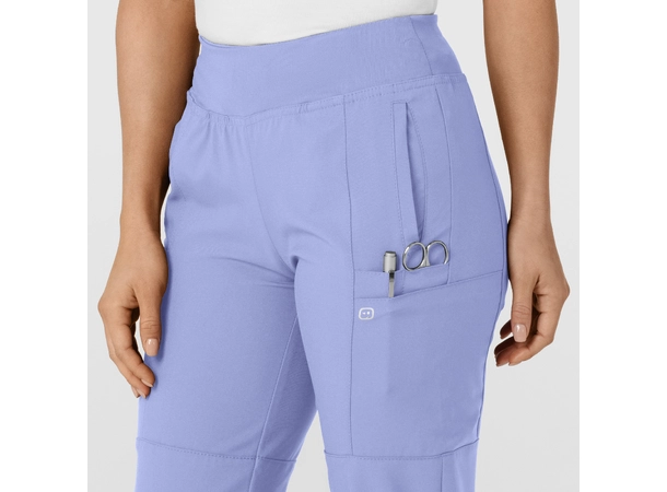 W123 Damebukse med strikk i ben Ceil Blue XL 