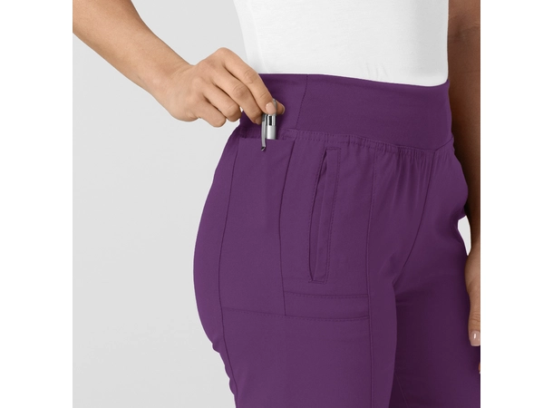 W123 Damebukse med strikk i ben Eggplant XXL 