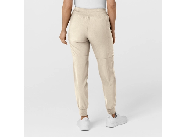 W123 Damebukse med strikk i ben Khaki M 