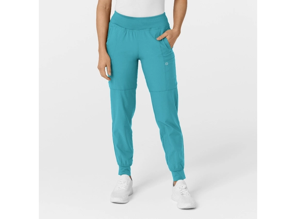 W123 Damebukse med strikk i ben Teal Blue XXL 