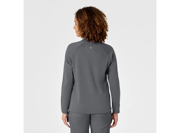 W123 Damejakke med frontlommer Pewter L 