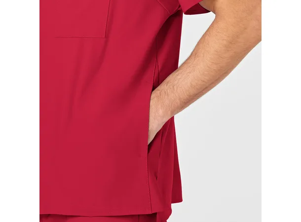 W123 Herretunika med V-hals Red XXL 