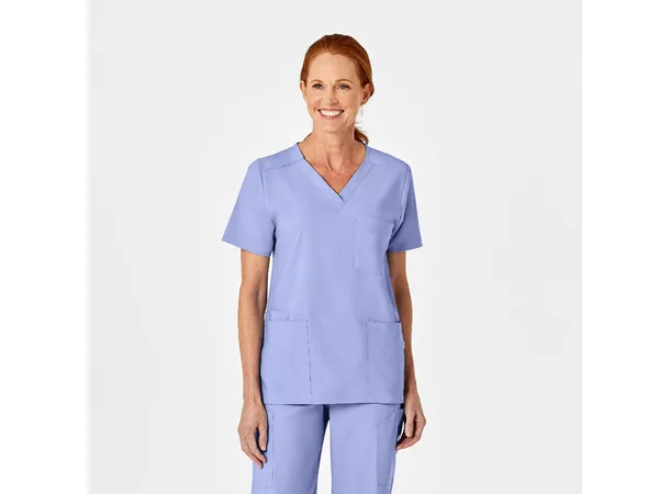 W123 Unisex tunika med 4 lommer Ceil Blue XXL 