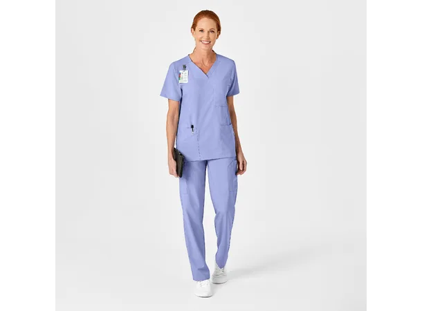 W123 Unisex tunika med 4 lommer Ceil Blue XXL 