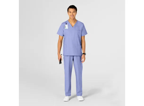 W123 Unisex tunika med 4 lommer Ceil Blue XXL 