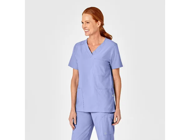 W123 Unisex tunika med 4 lommer Ceil Blue XXL 