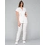 LILY Dametunika med glidlås i front White XS 