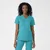 Thrive Dametunika med frontlommer Teal Blue L 