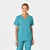 W123 Unisex tunika med 4 lommer Teal Blue XL 