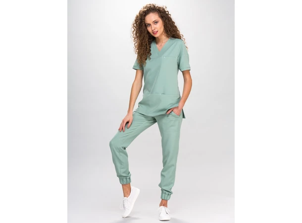 AVA Dametunika med splitt i siden Olive L 