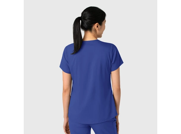 Boundless Dametunika med kurvet V-hals Galaxy Blue XXL 