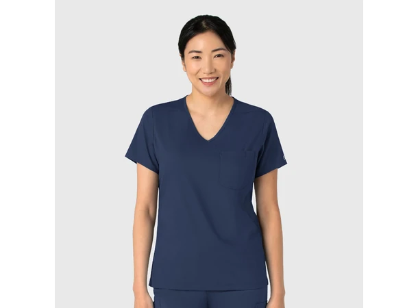 Boundless Dametunika med kurvet V-hals Navy XXS 