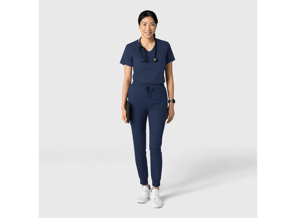 Boundless Dametunika med kurvet V-hals Navy XXS 
