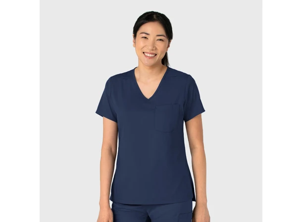 Boundless Dametunika med kurvet V-hals Navy XXS 