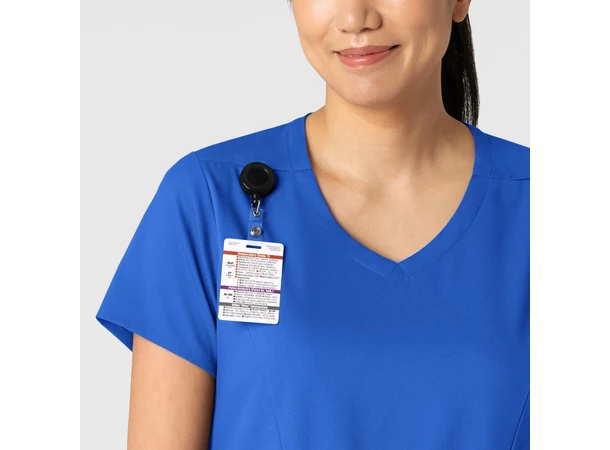 Boundless Dametunika med kurvet V-hals Royal M 