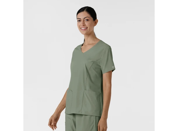 Boundless Dametunika med kurvet V-hals Sage L 